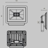 Прожектор MAYTONI FLOOD FL001-L10B6K